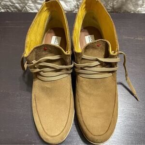 ED by Ellen Degeneres Tan Suede Booties Size 10 NWOT